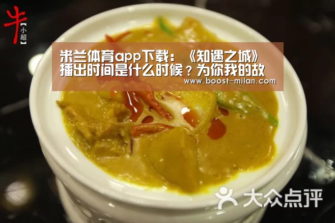 米兰体育app下载：《知遇之城》播出时间是什么时候？为你我的故事写一首歌