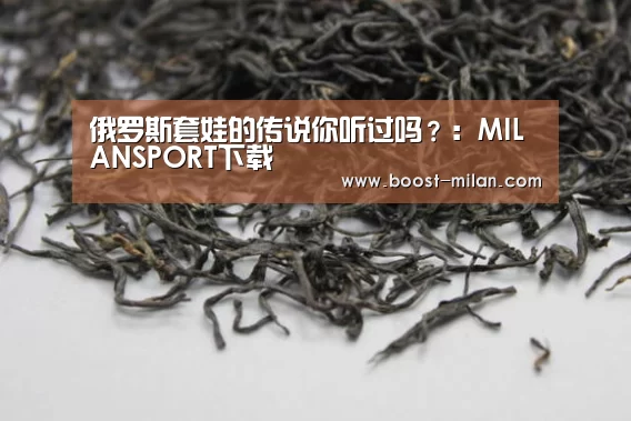 俄罗斯套娃的传说你听过吗?:MILANSPORT下载(图2) 米兰体育官网